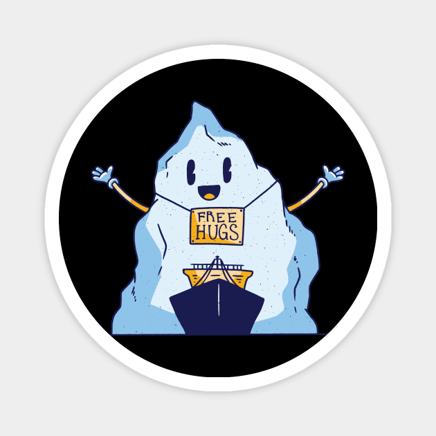 Kawaii Iceberg Magnet by TheRealestDesigns